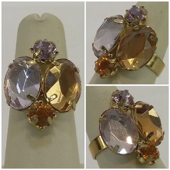 Multi Colored Stone Ring - Picture 6 of 8